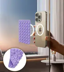 מדבקות sticky - מחזיק טלפון חדשני ורב שימושי - כריות וואקום דו צדדיות