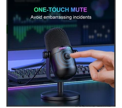 מיקרופון Onikuma M830 RGB - איכות סאונד מושלם