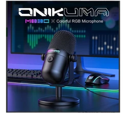 מיקרופון Onikuma M830 RGB - איכות סאונד מושלם
