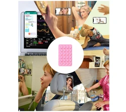 מדבקת Sticky- מחזיק טלפון חדשני ורב שימושי - דבק 3M וכריות וואקום